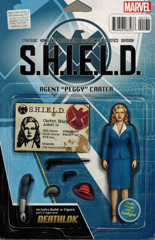 Agent Carter: SHIELD 50th Anniversary #1 - Marvel - 2015 - Action Figure Variant