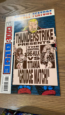 Marvel Double Feature : Thunderstrike Code Blue #16 - Marvel Comics - 1995