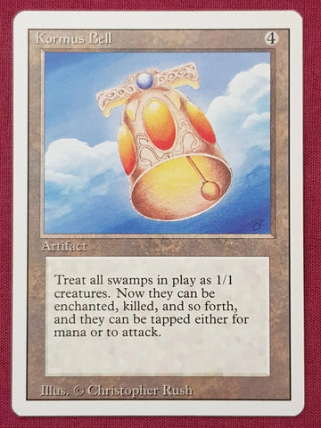 "Kormus Bell" - Magic The Gathering Card - Revised