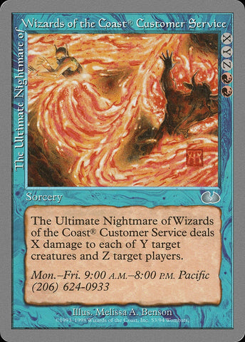"Customer Service" - Magic The Gathering Card - Unglued