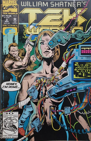 William Shatner's Tek World #3 - Epic / Marvel Comics - 1992