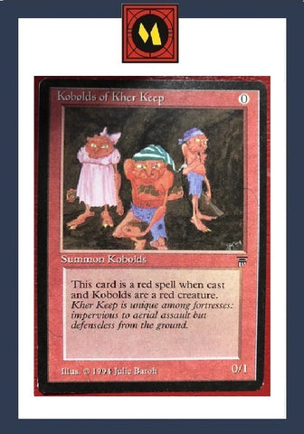 "Kobolds Of Kher Keep" - Magic The Gathering Card - Legends