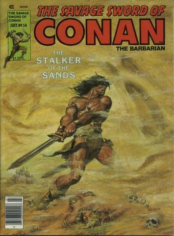 Savage Sword Of Conan #54 - Marvel Comics / Curtis Magazines - 1980