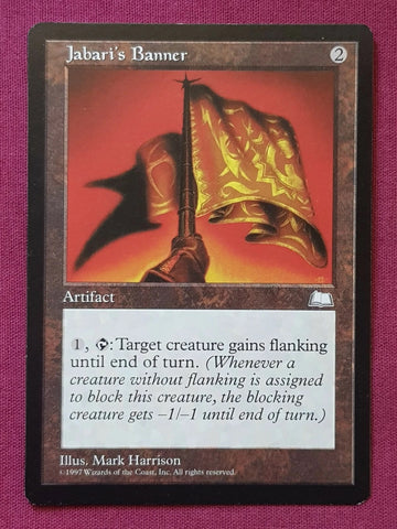 "Jabari's Banner" - Magic The Gathering Card - Weatherlight