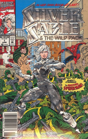 Silver Sable & The Wild Pack #1 - Marvel Comics - 1992 - Embossed Foil