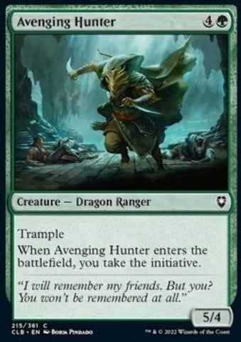 "Avenging Hunter" x4 - Magic The Gathering Card - CLB - 4-Card Playset