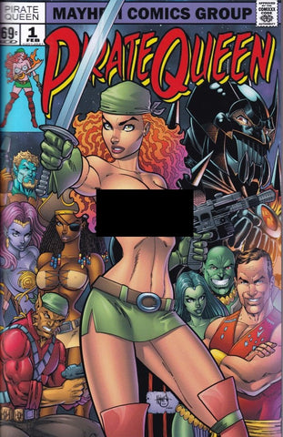 Pirate Queen #1 - Mayhem Comics - 2021 - Risque Cover
