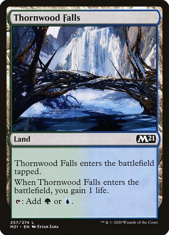 "Thornwood Falls" - Magic The Gathering Card - M21