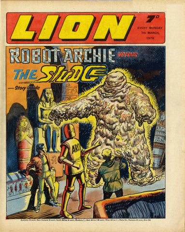 Lion Comic x4 - British Comic - 28/2/70, 7/3/70, 14/3/70 and 21/3/70