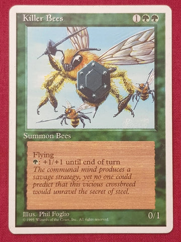 "Killer Bees" - Magic The Gathering Card - 4th Edition