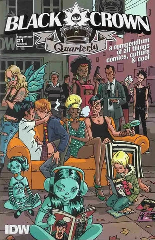 Black Crown Quarterly #1 - IDW - 2017 - Signed by Shelley & Philip Bond