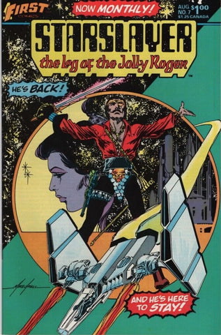 Starslayer: Log of the Jolly Roger #7 - First Comics - 1983