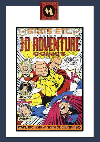 Stats Etc Presents 3-D Adventure Comics #1 - 1986 - No Glasses (Ref. Box B1)
