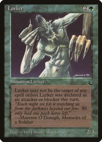 "Lurker" - Magic The Gathering Card - The Dark