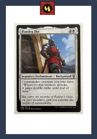 "Flaming Fist" x4 - Magic The Gathering Card - CLB - 4-Card Playset