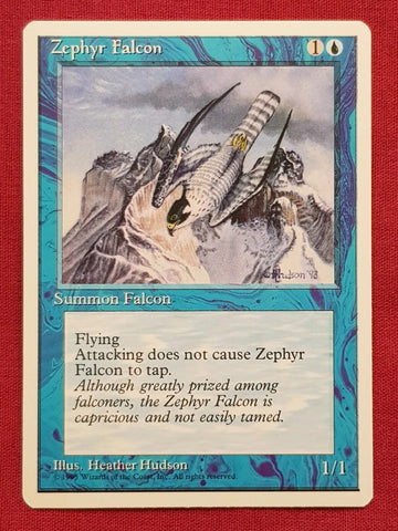 "Zephyr Falcon" x4 - Magic The Gathering - 4th Edition - 4-Card Playset