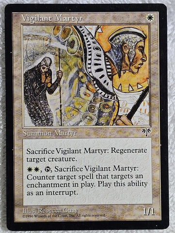 "Vigilant Martyr" - Magic The Gathering Card - Mirage