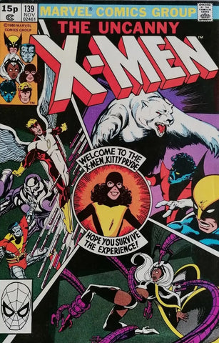 Uncanny X-Men #139 - Marvel Comics - 1980 - Kitty Pryde Joins