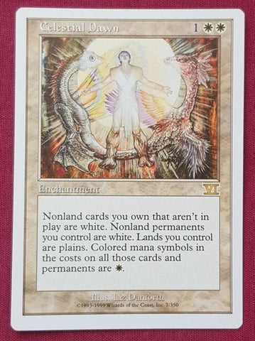 "Celestial Dawn" - Magic The Gathering Card - 6th Edition