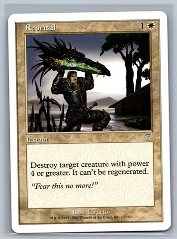 "Reprisal" - Magic The Gathering - 7th Edition