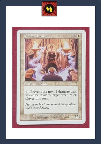 "Master Healer" - Magic The Gathering Card - 7th Edition