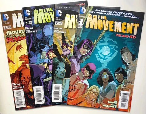 The Movement #1 2 3 4 (4x Comics RUN) - DC Comics - 2013