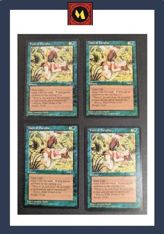 "Taste Of Paradise" x4 - Magic The Gathering - Alliances - 4-Cards
