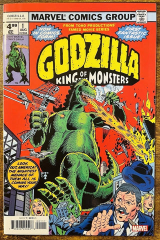 Godzilla #1 - Marvel Comics - 2025 - Facsimilie