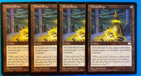 "Thran Forge" x4 - Magic The Gathering Card - Weatherlight - 4-Card Playset