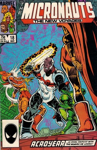 Micronauts #18 - Marvel Comics - 1986