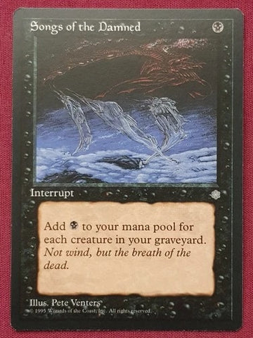 "Songs Of The Damned" - Magic The Gathering Card - Ice Age