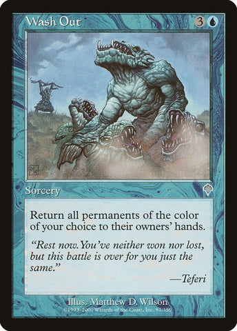 "Wash Out" -  Magic The Gathering - Invasion