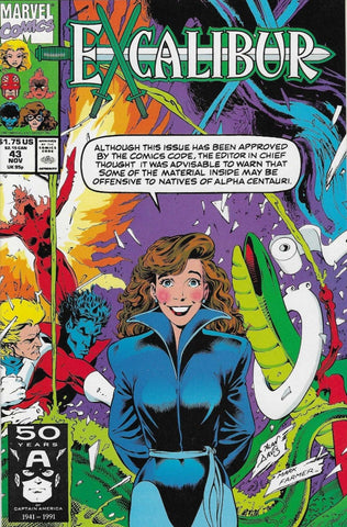 Excalibur #43 - Marvel Comics - 1991