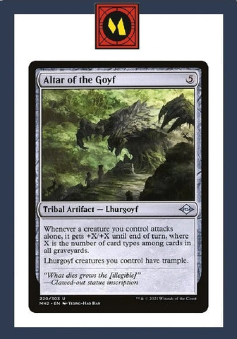 "Altar Of The Goyf" - Magic The Gathering Card - MH2