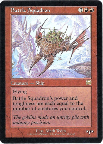 "Battle Squadron" - Magic The Gathering Card - Mercadian Masques