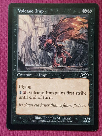 "Volcano Imp" - Magic The Gathering Card - Planeshift