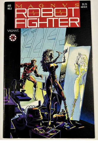 Magnus Robot Fighter #3 - Valiant Comics - 1991 - With Cards