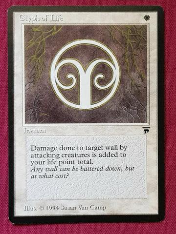 "Glyph Of Life" x4 - Magic The Gathering Card -  Legends - 4-Card Playset