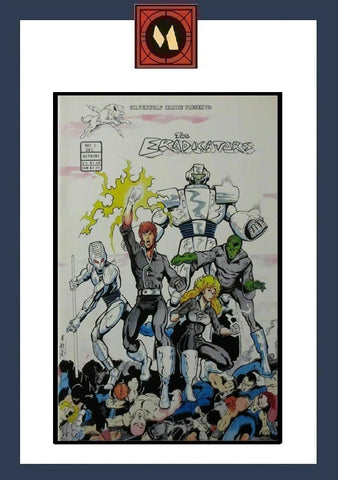 The Eradicators #1 - Silverwolf Comics - 1986 - Reprint (Ref. Box B1)
