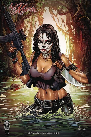 La Muerta Primeval #1 - Coffin Comics - 2023 - Huntress Cover