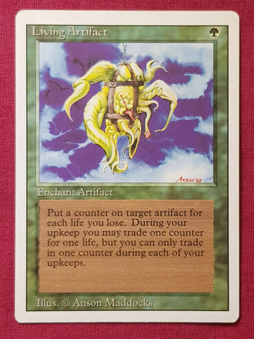 "Living Artifact" - Magic The Gathering Card - Revised