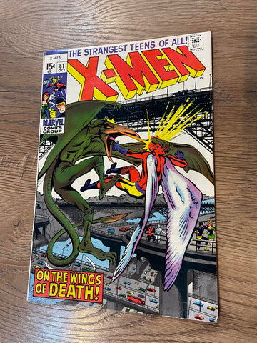The X-Men #61 - Marvel Comics - 1969