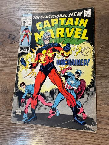 Captain Marvel #17 - Marvel Comics - 1969