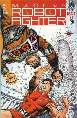 Magnus Robot Fighter #5 - Valiant - 1991 - 1st Full App. Rai