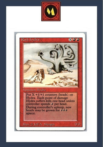 "Rock Hydra" - Magic The Gathering - Revised