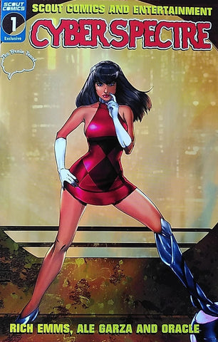 Cyber Spectre #1 - Scout Comics - 2018 - Kickstarter Brain Trust Variant