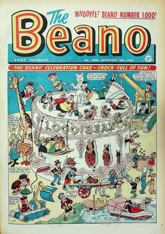 The Beano #1000 - British Comic - 16th September 1961