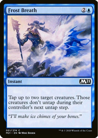 "Frost Breath" - Magic The Gathering - M21 - 4-Card Playset