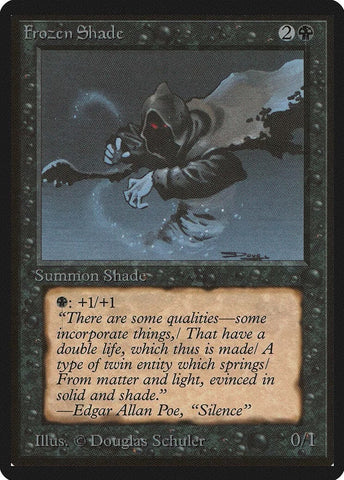 "Frozen Shade" - Magic The Gathering Card - Beta