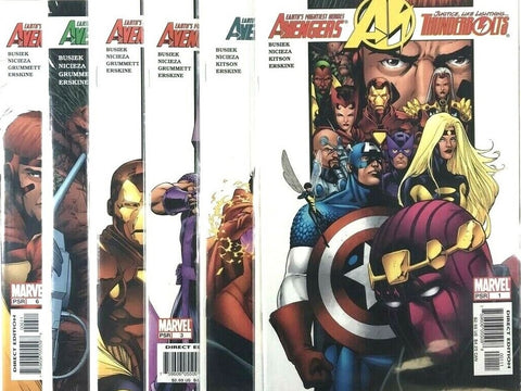 Avengers / Thunderbolts #1 - #6 (6x Comics SET) - Marvel Comics - 2004